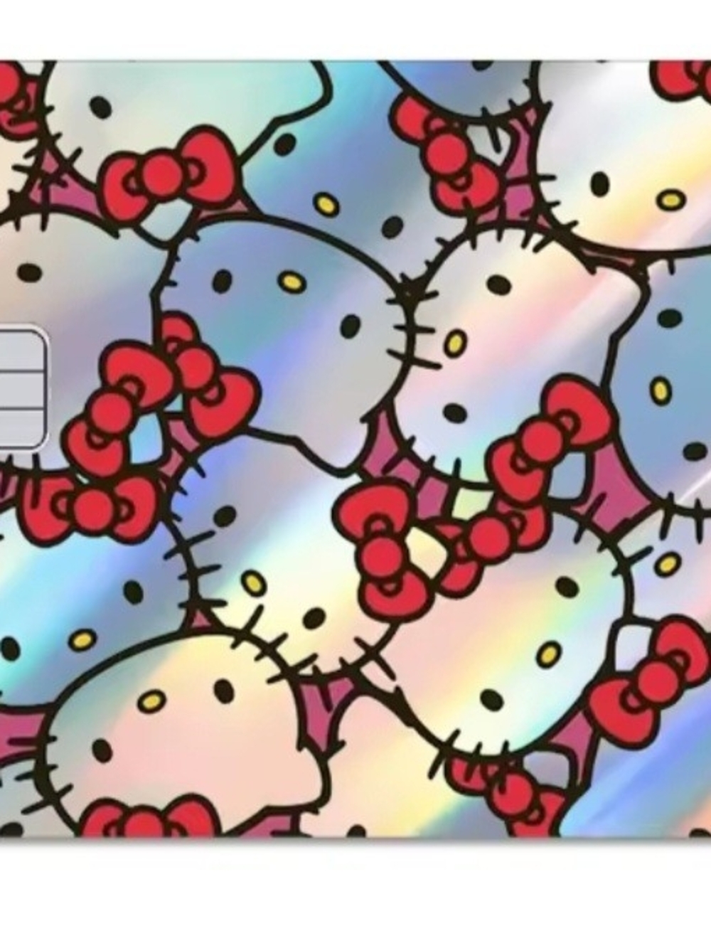 Hello Kitty Holographic Credit Debit Card Skin Sticker